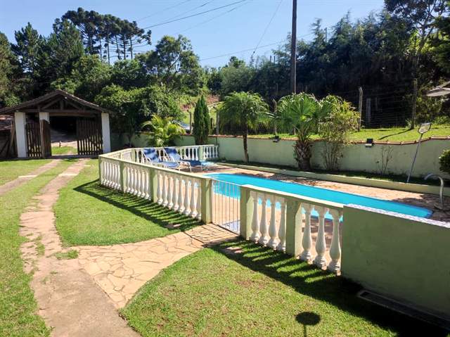Piscina e jardim